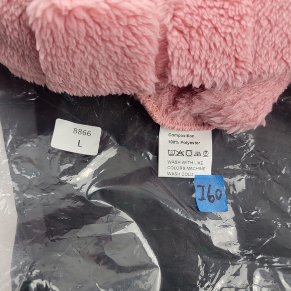 NWOT California Keynote cozy fuzzy viral hoodie in pink size Large - Picture 6 of 6